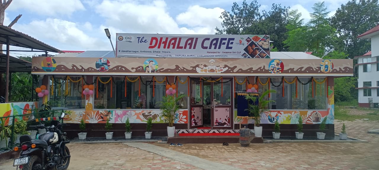 Dhalai Café Inaugurated at Ambassa U