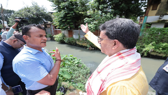 CM Dr Manik Saha reviews ongoing infrastructure work in Agartala