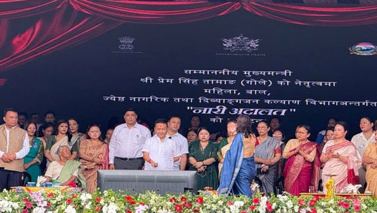 Sikkim CM launches ‘Nari Adalat’ on occasion of 1st Amma Samman Diwas