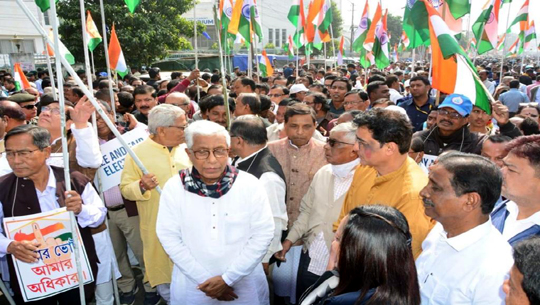 Tripura Poll: Oppositions held joint rally to voice against ‘Regin of Terror’