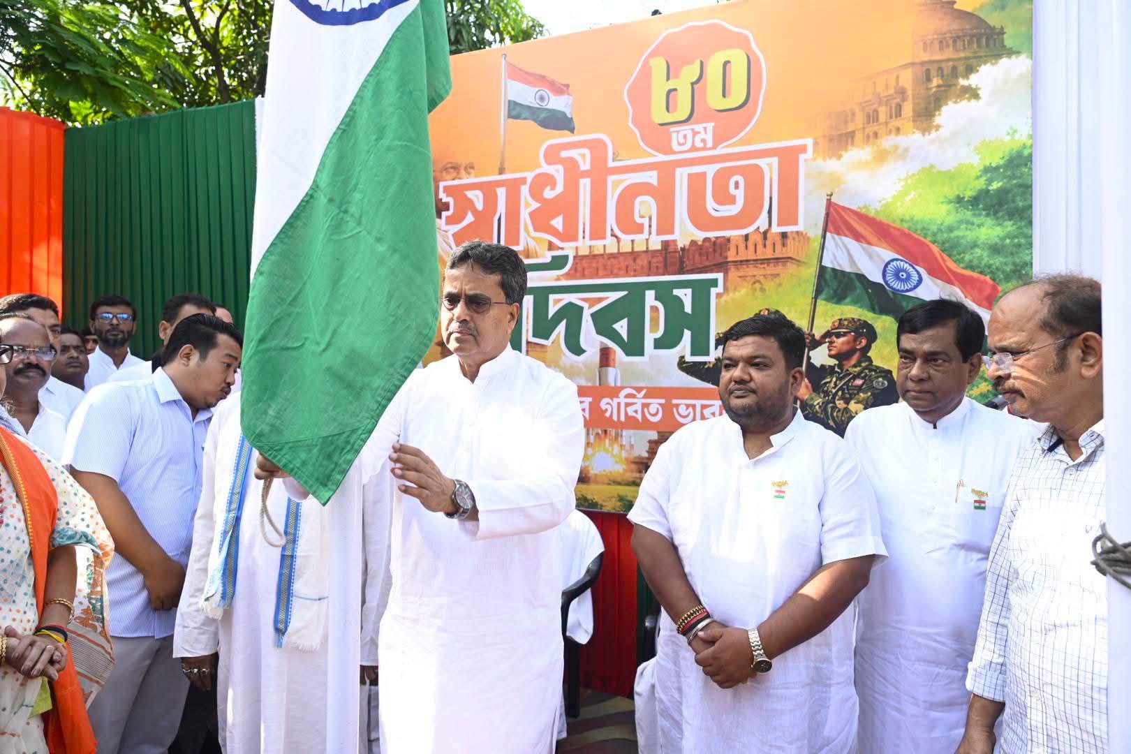 Tripura BJP Observes Independence Da