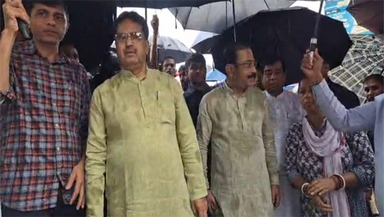 CM Dr Manik Saha visits flood situation in Agartala