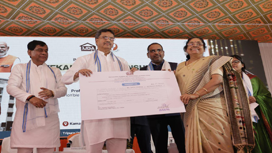 CM Dr Manik Saha inaugurates ₹20 Crore Housing Project