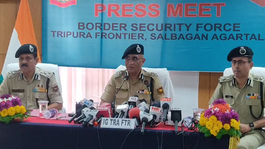 TRIPURA: BSF detained 1018 illegal infiltrators in 1.5 years   