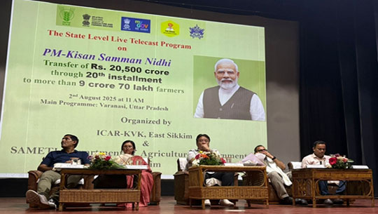 Sikkim: ₹61.66 Crore Disbursed to 34,000 Farmers Under PM-KISAN So Far