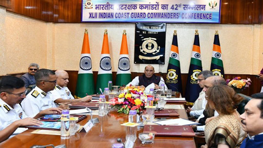 Rajnath Singh Stresses AI, Drone Integration to Bolster Maritime Security