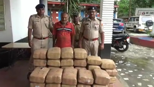 Police seizes ganja worth Rs 40 lakh, one arrested