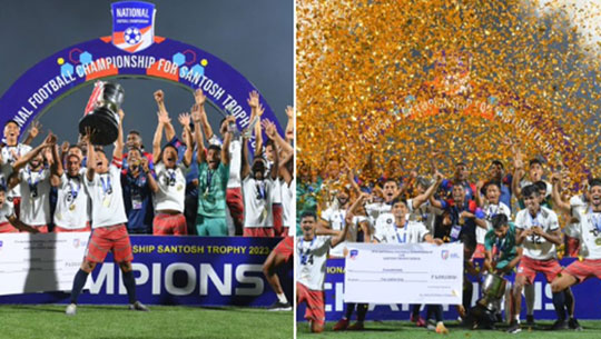Football Services lift Santosh Trophy for seventh time, beating Goa 1-0 in final in Arunachal Pradesh