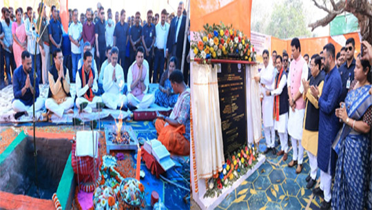 CM Dr. Manik Saha attends foundation stone laying and Bhoomi Pujan ceremony of ALIMCO Auxiliary Production Unit