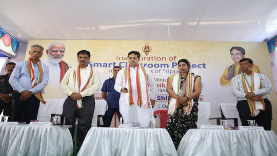 CM Dr. Manik Saha vows to enhance tech-based education system in Tripura