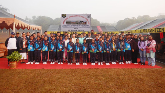 Assam Rifles organizes National Integration Tour for specially abled Children of Agartala