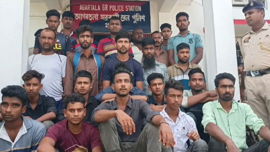 23 Bangladesh nationals held from Agartala railway station