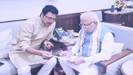 Biplab Kumar Deb meets Union Minister to Review Lighthouse Project in Tripura