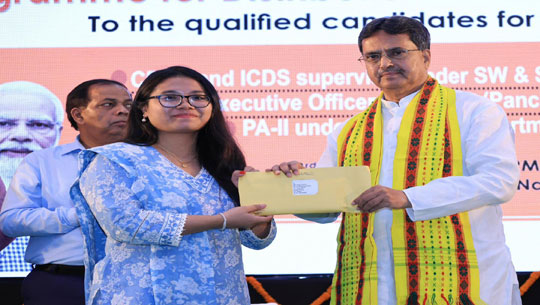 CM Dr Manik Saha distributes 473 offer letters