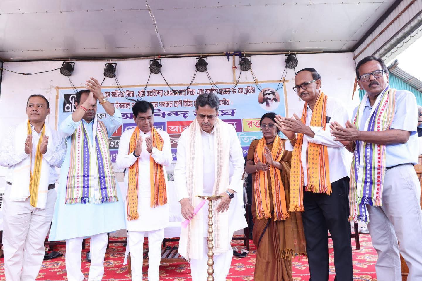 CM Manik Saha Encourages Blood Donor
