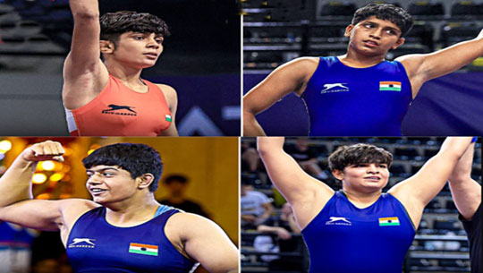 Indian women wrestlers shine at U17 World Championships 