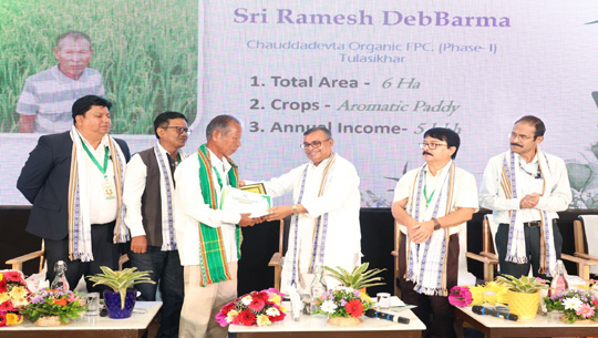 Agriculture minister inaugurates first ever Organic Buyer-Seller Meet held in Agartala