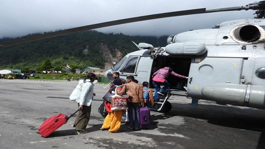 Sikkim: IAF helicopters evacuate all stranded tourists from Lachen
