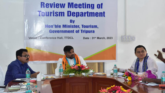 Minister Sushanta Chowdhury calls to include Tripura tourist destinations in international map