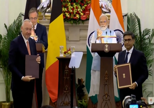 India, Belgium Aim to Double Trade in Five Years