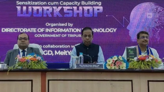 Workshop on Sensitization cum capacity building-AI for Good Governance: Driving Transparency, Efficiency and Impact held in Tripura