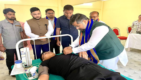 Minister Sushanta Chowdhury Attends 