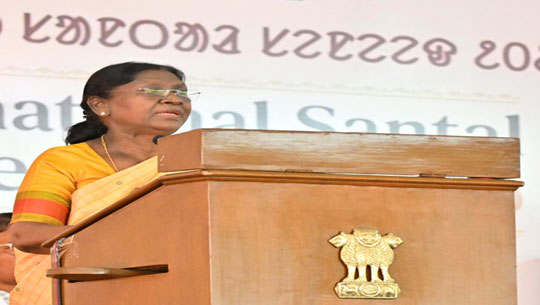 President Murmu Addresses 9th International Santal Conference in Darjeeling