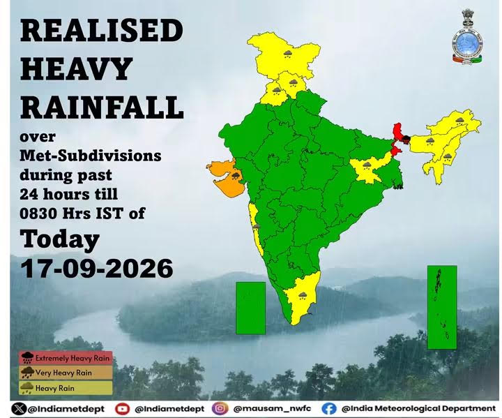 Yellow Warning Issued as Tripura Bra