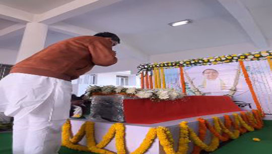 CM Dr. Manik Saha Pays Tribute to Late Speaker Biswabandhu Sen