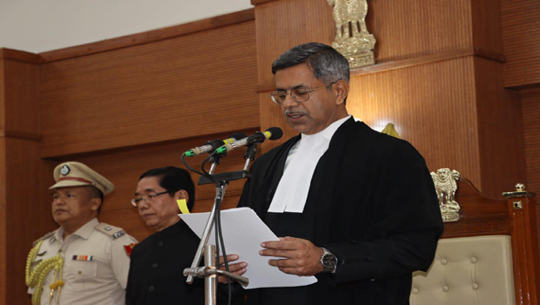 Justice Aparesh Kumar Singh sworn in as Chief Justice of Tripura HC