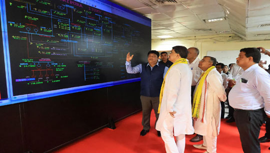 CM Dr Manik Saha visits State Load Dispatch Centre