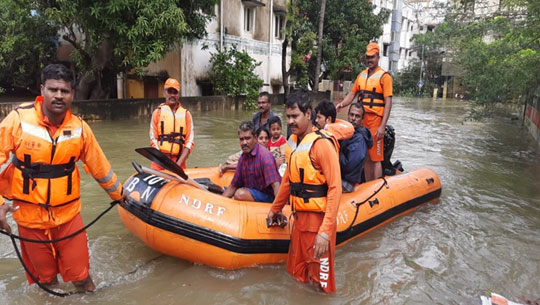 Severe Cyclonic Storm Michaung makes landfall between Nellore and Machilipatnam in Andhra Pradesh