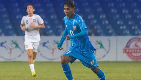 Gangte’s Hat-Trick Propels India to 3–1 Victory Over Chinese Taipei in U-17 Qualifiers