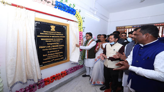CM Manik Saha Inaugurates New School
