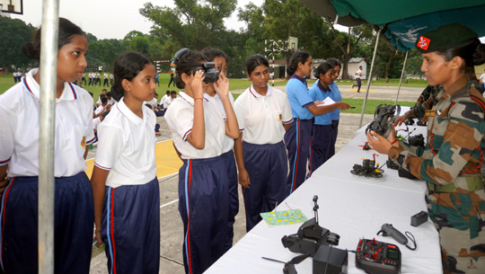 Assam Rifles Trains NCC Cadets in Dr