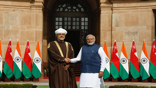 PM Narendra Modi holds talks with Sultan of Oman Haitham Bin Tarik in New Delhi