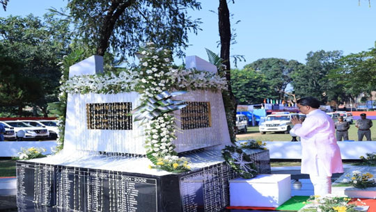 CM Dr. Manik Saha Pays Tribute to Fallen Heroes on Police Commemoration Day 