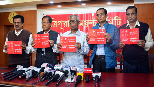 Tripura polls: Left Front releases manifesto promises 2.5 lakh new jobs