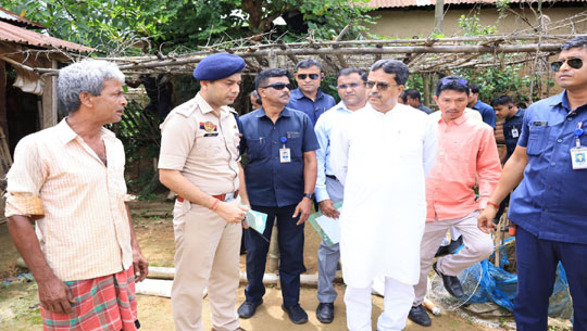 CM Dr Manik Saha visits violence-hit Gandacherra