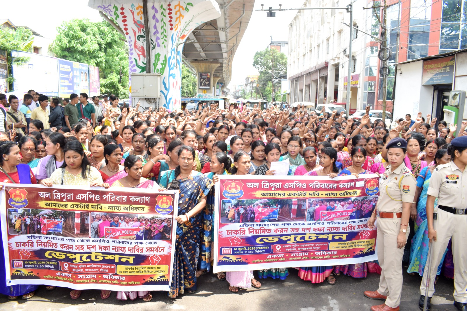 SPO Families Seek Job Regularisation