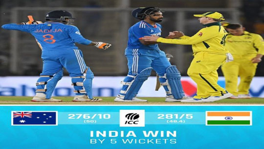 India become No 1 ranked team in all formats after defeating Australia in 1st ODI