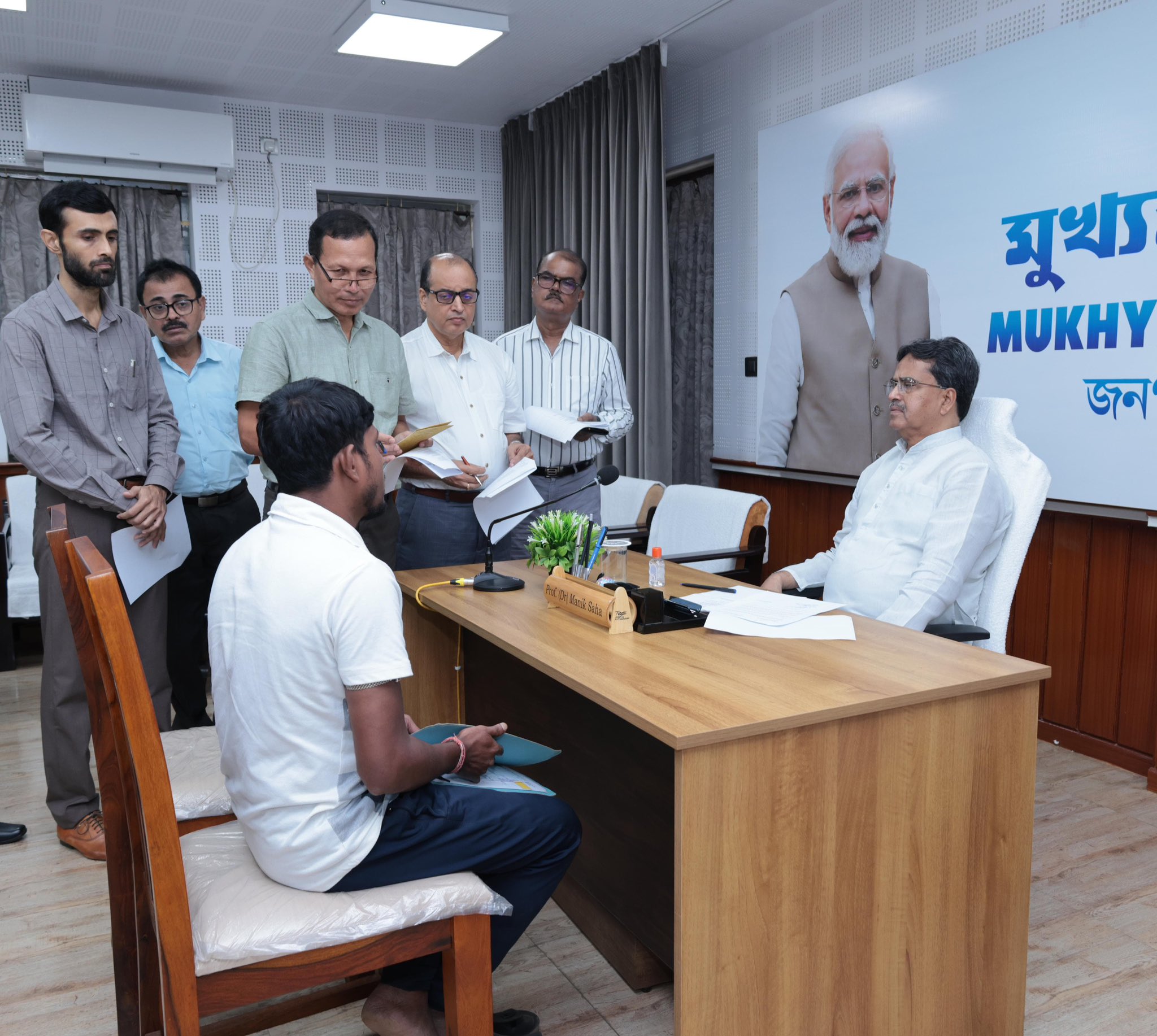 CM Dr. Manik Saha addresses Public Grievances in 49th Episode of ‘Mukhya Mantri Samipeshu’
