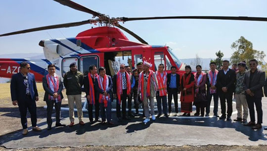 Manipur CM N. Biren Singh launches Imphal-Ukhrul-Imphal helicopter services to make travel easier