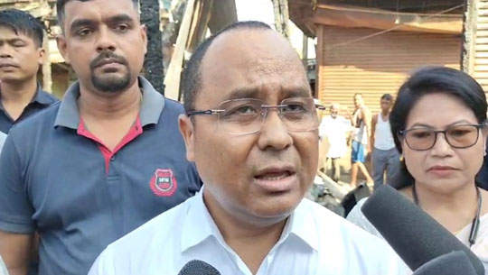 Opposition leader demands rehabilitation package for shopkeepers of Battala affected by devastating fire  
