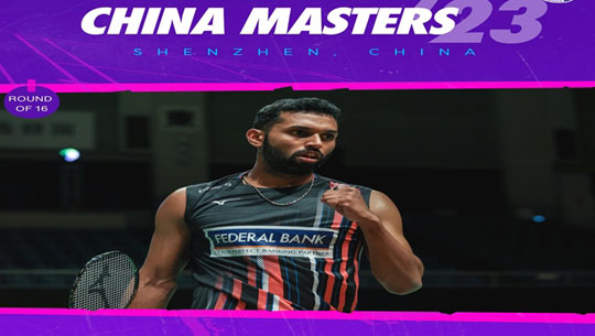 Indian shuttler H.S Prannoy advances to quarter-finals in China Masters Badminton tournament