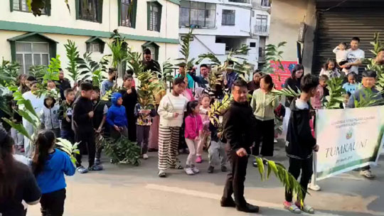 Palm Sunday Celebrated with Fervour Across Mizoram
