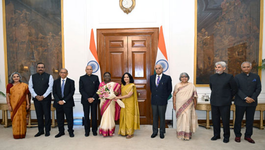 UPSC Chairman Ajay Kumar, Members Call on President Murmu