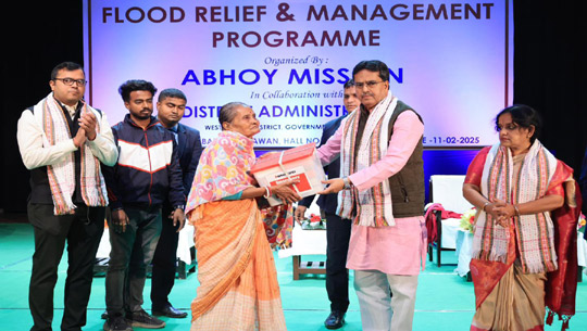 CM Dr Manik Saha attends flood relief and management programme