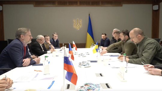 EU leaders to meet Ukrainian President Volodymyr Zelensky in Kyiv