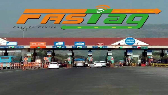 Electronic Toll Collection through FASTag increased by 46% last year as compared to 2021